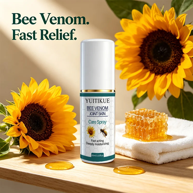 YUITIKUE Bee Venom Joint Skin Care Spray Natural Extract Soothe Stiff Sore Joint Easy Absorb Body Joint Relief Spray