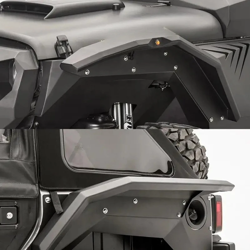 

High Quality ABS Fender Flares Direct Replacement Car Wheel Eyebrow Accessories Compatible with JK