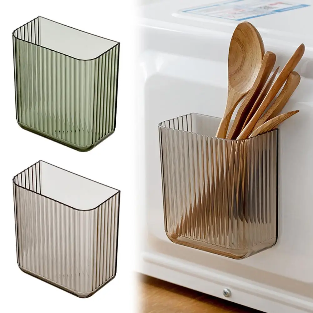 

Magnetic Storage Rack Practical Punch-free Wall-mounted Storage Bathroom Box Detachable Transparent Multifunctional Kitchen U2Z3