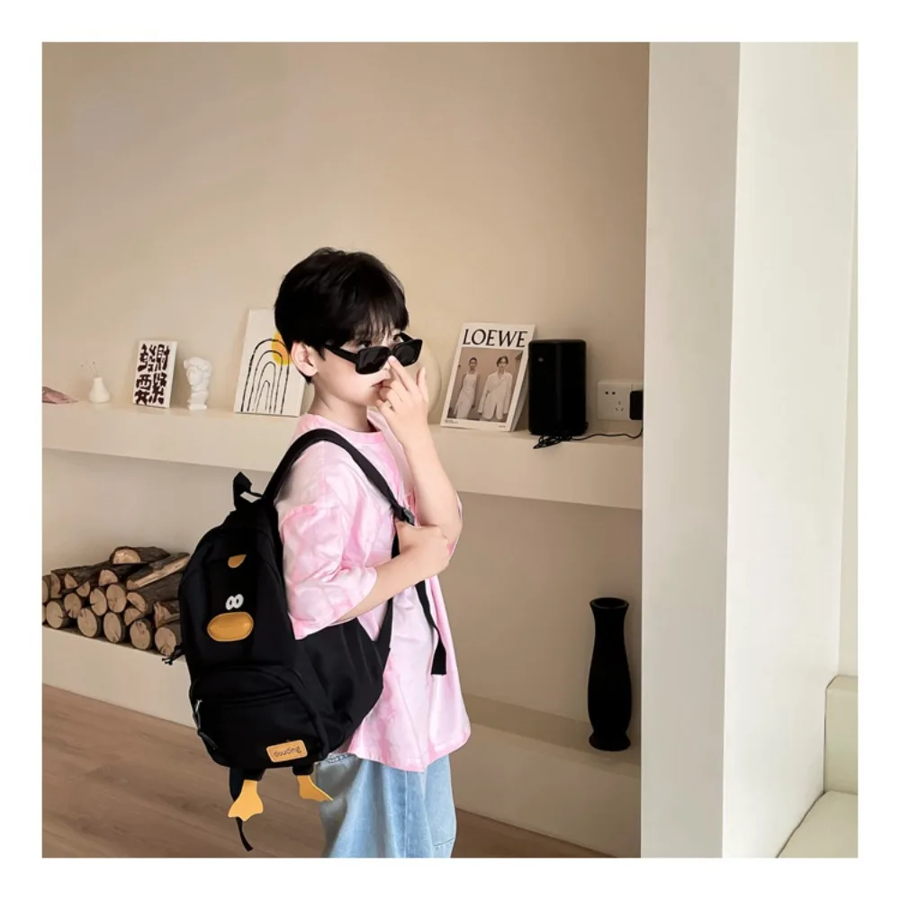 Mochila escolar suave Kawaii para niños, resistente a la suciedad, de nailon, lavable, de gran capacidad