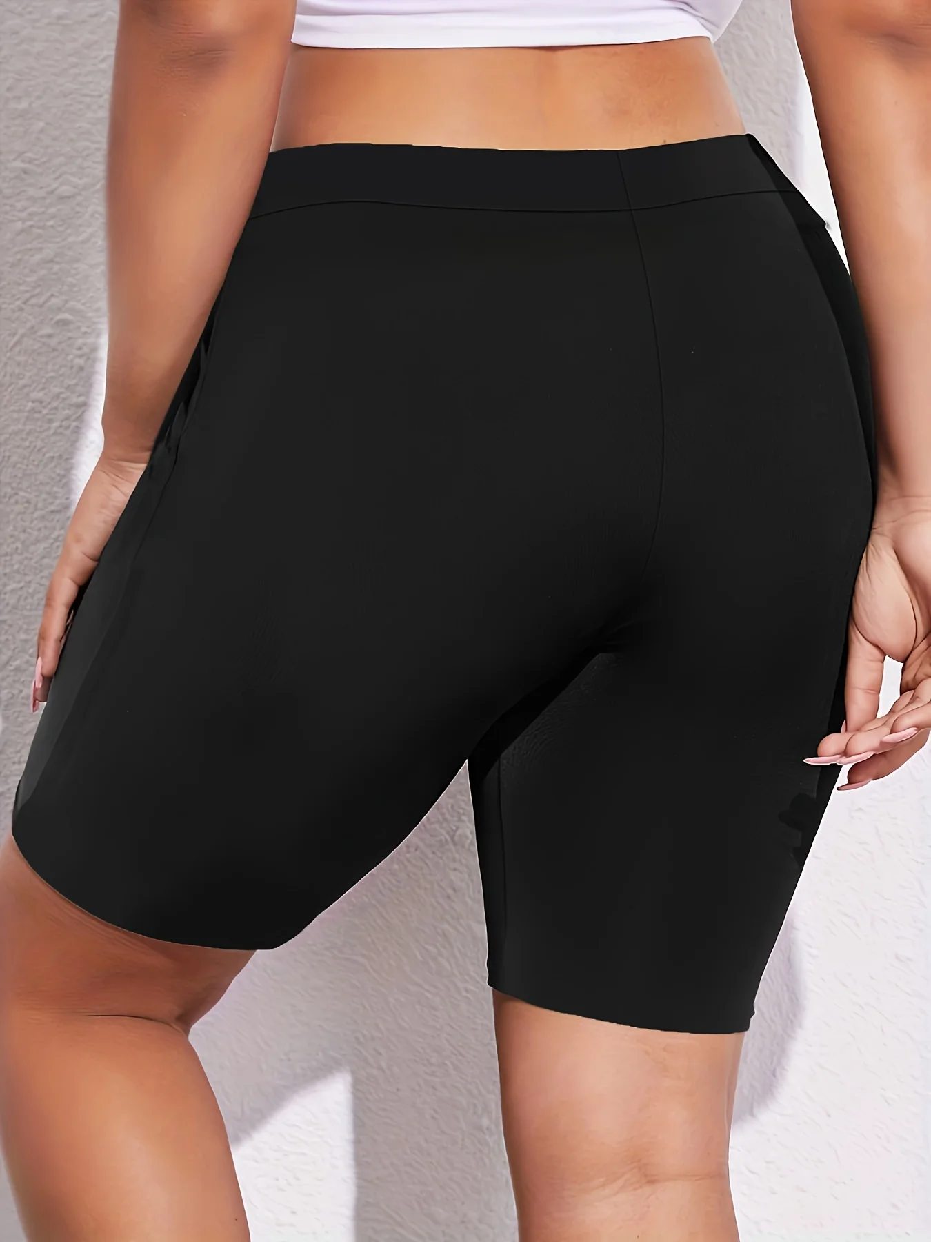 Damskie plus Size francuski styl moda główna ulica Temperament Slim dopasowany krój szorty
