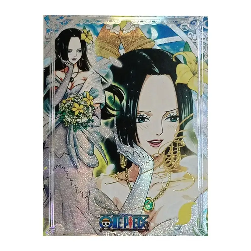 

Anime One Piece Series Boa-Hancock Fine Gold Flashcards Game Collection Rare Cards Children's Toys Boys Surprise Birthday Gifts