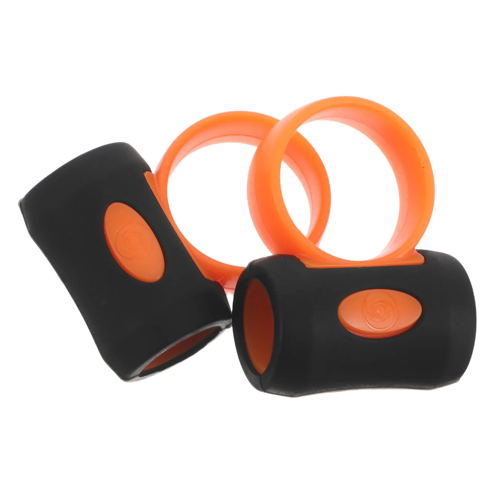 2Pcs Drummer Finger Loop Accessory Black White Anti Slip Drum Stick Control Clip for 5A Drumsticks Drum Practice Accessories