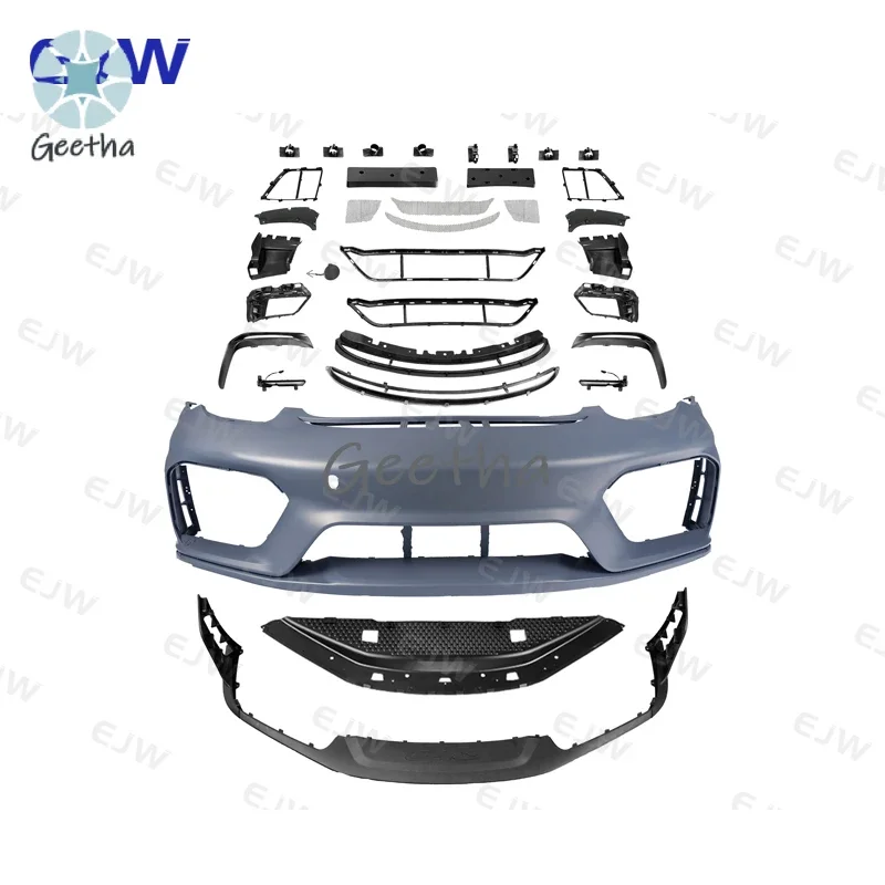 

For Porsche Boxster 981 Upgrade 718GT4RS Front Bumper Assembly, Porsche Front Bumper, Injection Molded PP Bumper