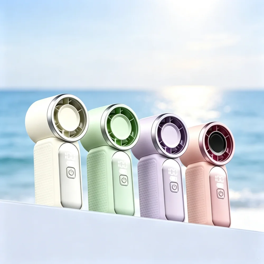 High-capacity Battery Fans Can Double As Emergency Power Banks To Charge Smartphones.