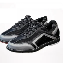 Professional Sneakers Breathable Bowling Shoes Male Genuine Leather Sports Shoes Bowling Shoe Supplies Men Athletic Shoes