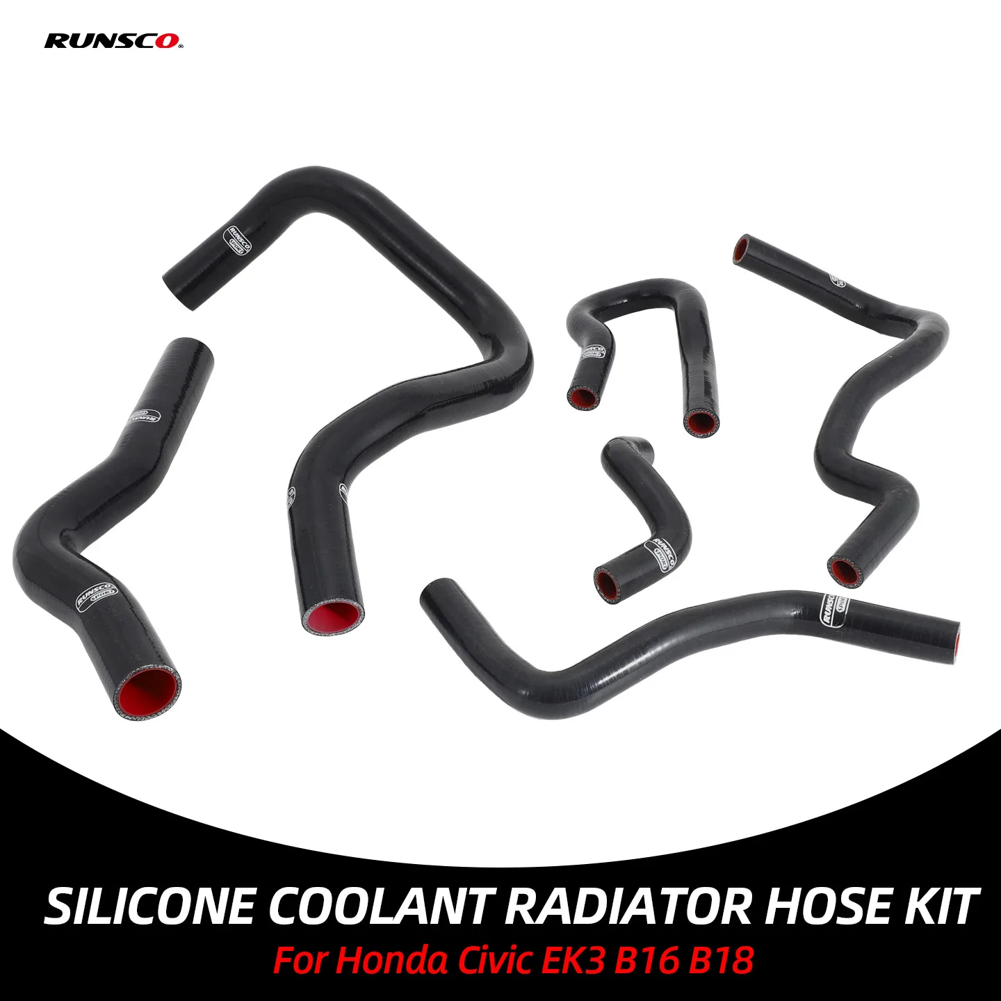 

Silicone Coolant Radiator Hose Kit For Honda Civic Type R DC2 EK3 EK9 EG6 EG9 B16 B18 Pipe Tube