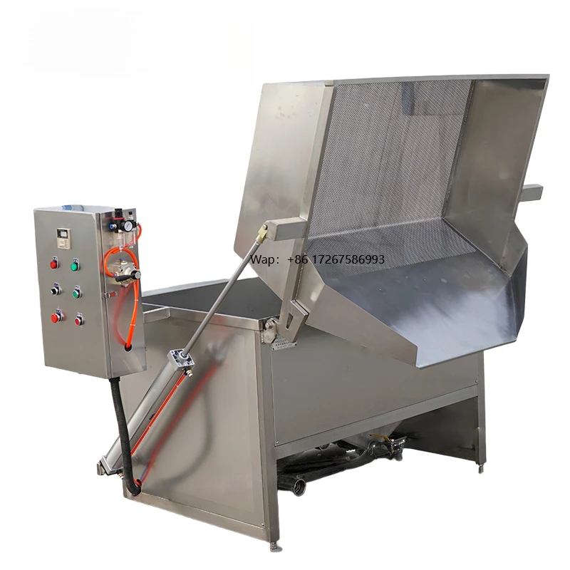 Commercial Machine for Frying Potatoes Groundnut Automatic Frying Machine