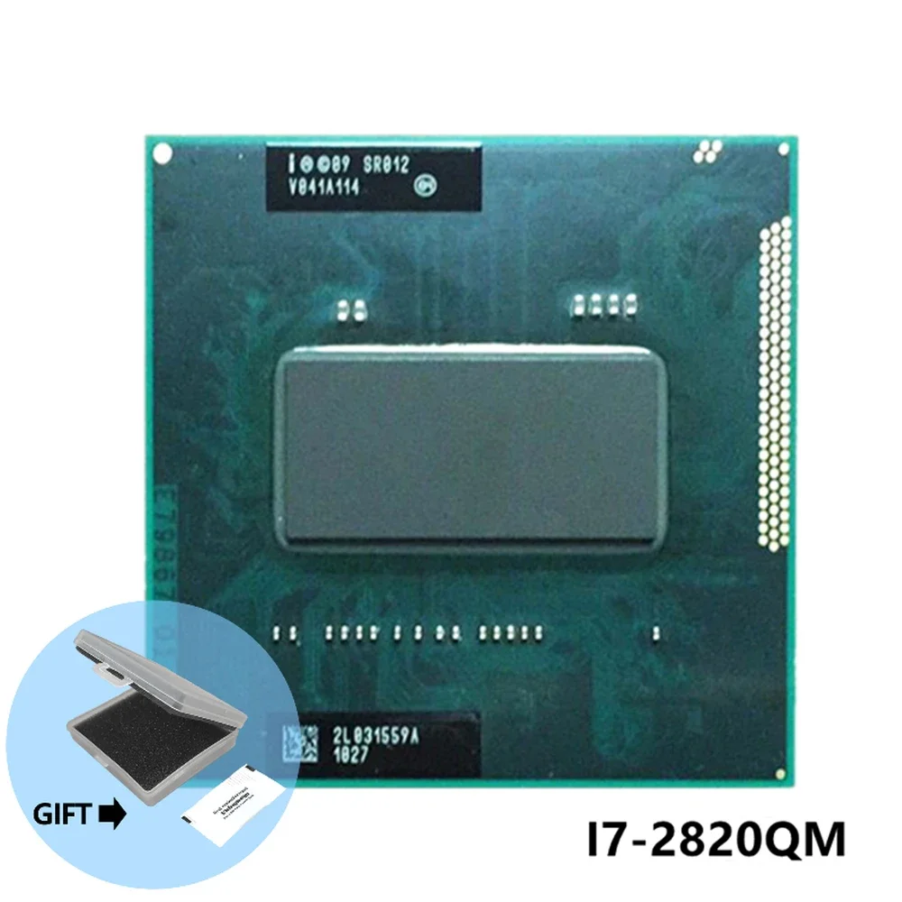 

Intel Core i7-2820QM i7 2820QM SR012 2.3 GHz Quad-Core Eight-Thread CPU Processor 8M 45W Socket G2 / rPGA988B