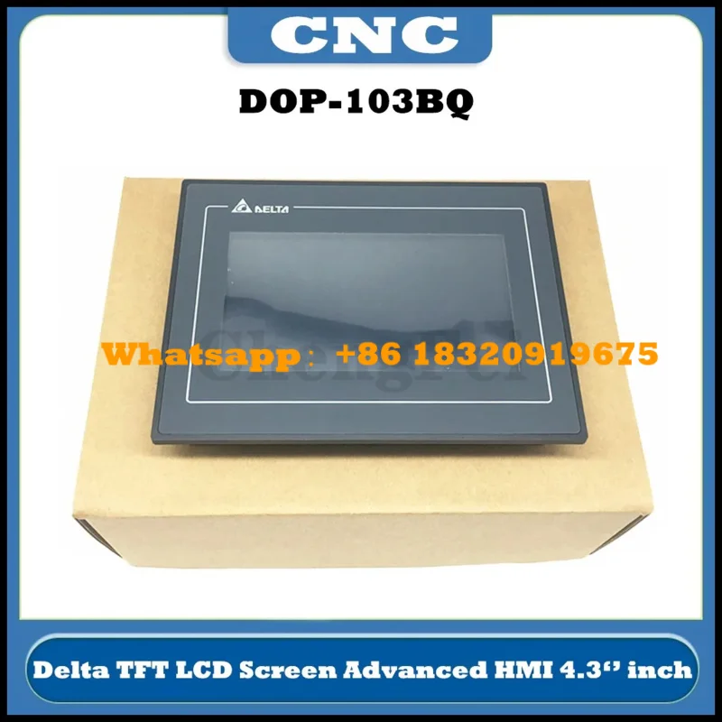 CNC Delta DOP-103BQ HMI-Touchscreen 4,3 Zoll 480*272 Human Machine Interface Display Ersetzen Sie DOP-B03S210 DOP-B03S211