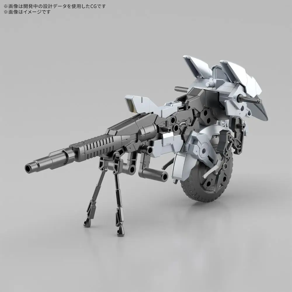 Bandai Original Original 30mm 1/144 METAL CANNON BIKE Ver. Anime Actionfiguren Spielzeug Kind Geschenk Montagemodell Ornament Sammlerstück
