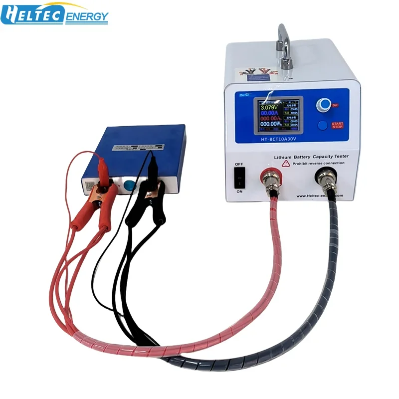 Heltec 10A 50A Charge/Discharge battery capacity tester for 18650/21700 Lipo/lifepo4 5V/30V  battery pack Maintenance instrument