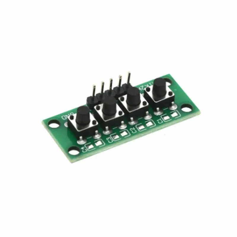 DIY Kit 1x4 4 Independent Key Button Keypad Keyboard Module Mcu for Arduino Student Class Design Graduation Project Experiment