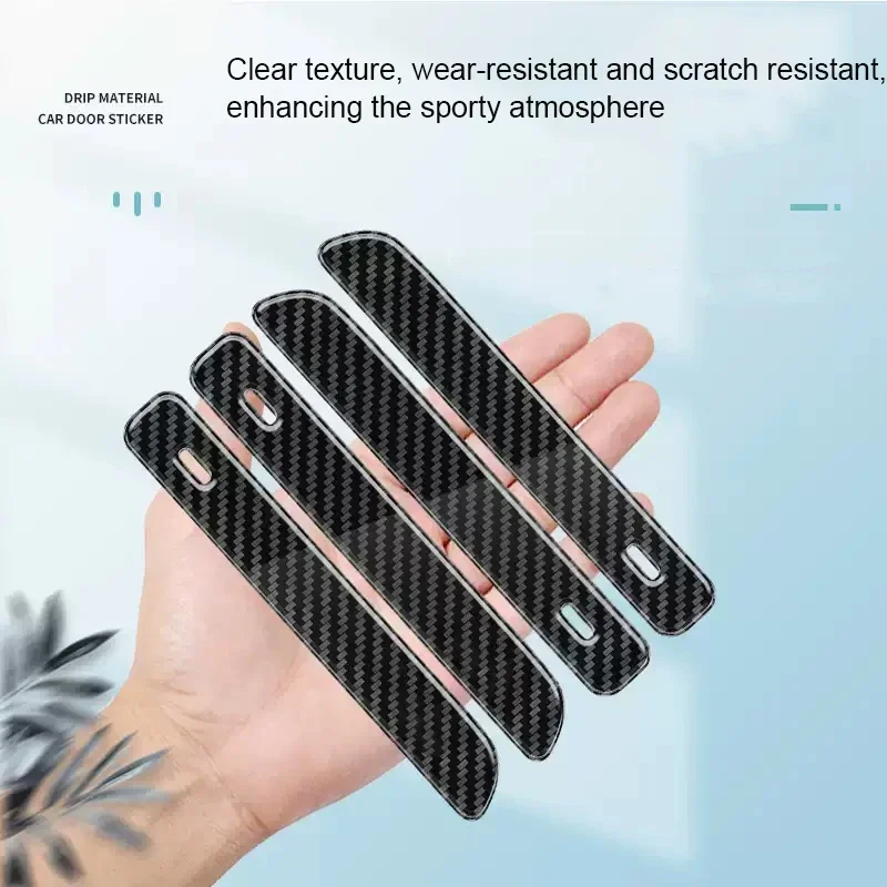 

4 PCS Car Drip Glue Door Handle Cover For LI Auto L7 L8 L9 2024-Present Anti Scratch Auto Exterior Decorat Sticker Accessories