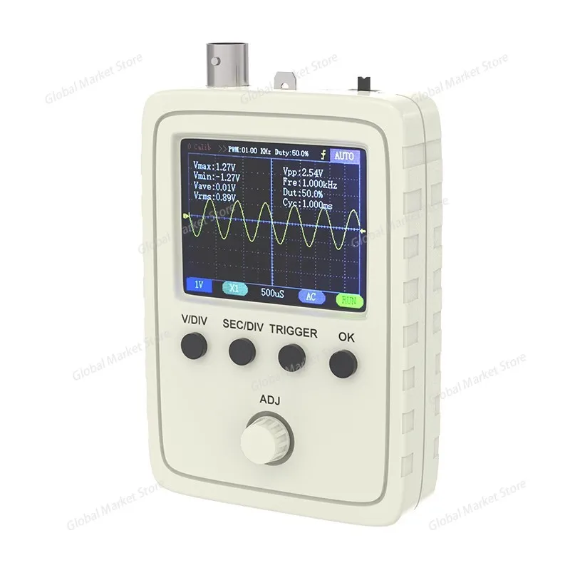 

DSO shell Oscilloscope Kit, DSO138 Upgraded version, DSO150 Electronic Training Teaching DIY Set Shell oscilloscope kit