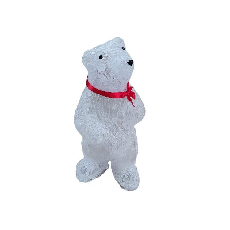 

Acrylic polar bear LED Christmas decorative lights outdoor courtyard square