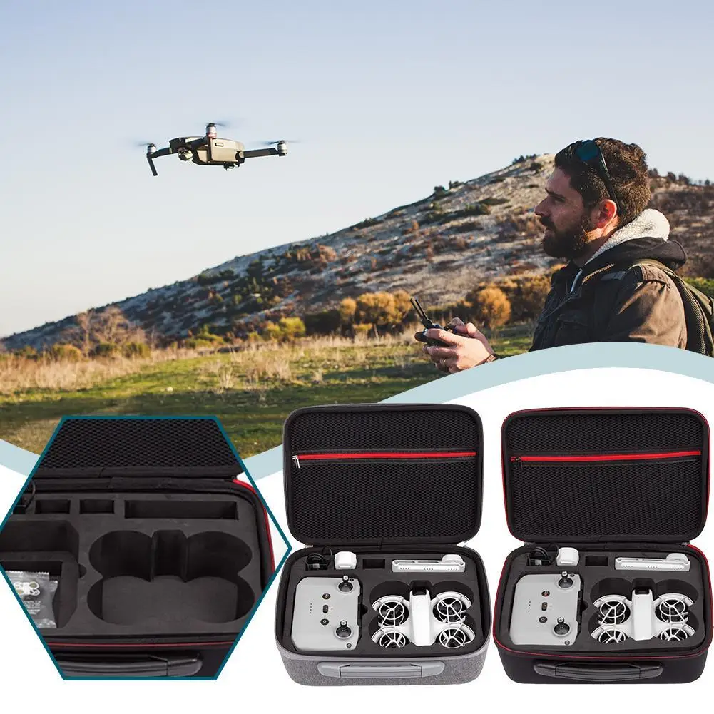 กระเป๋าเก็บของสำหรับ DJI Neo เคสโทรศัพท์กันกระแทกกันกระแทกกันตกสำหรับรีโมทคอนโทรล RC เคสกล่องพกพาแบบพกพา