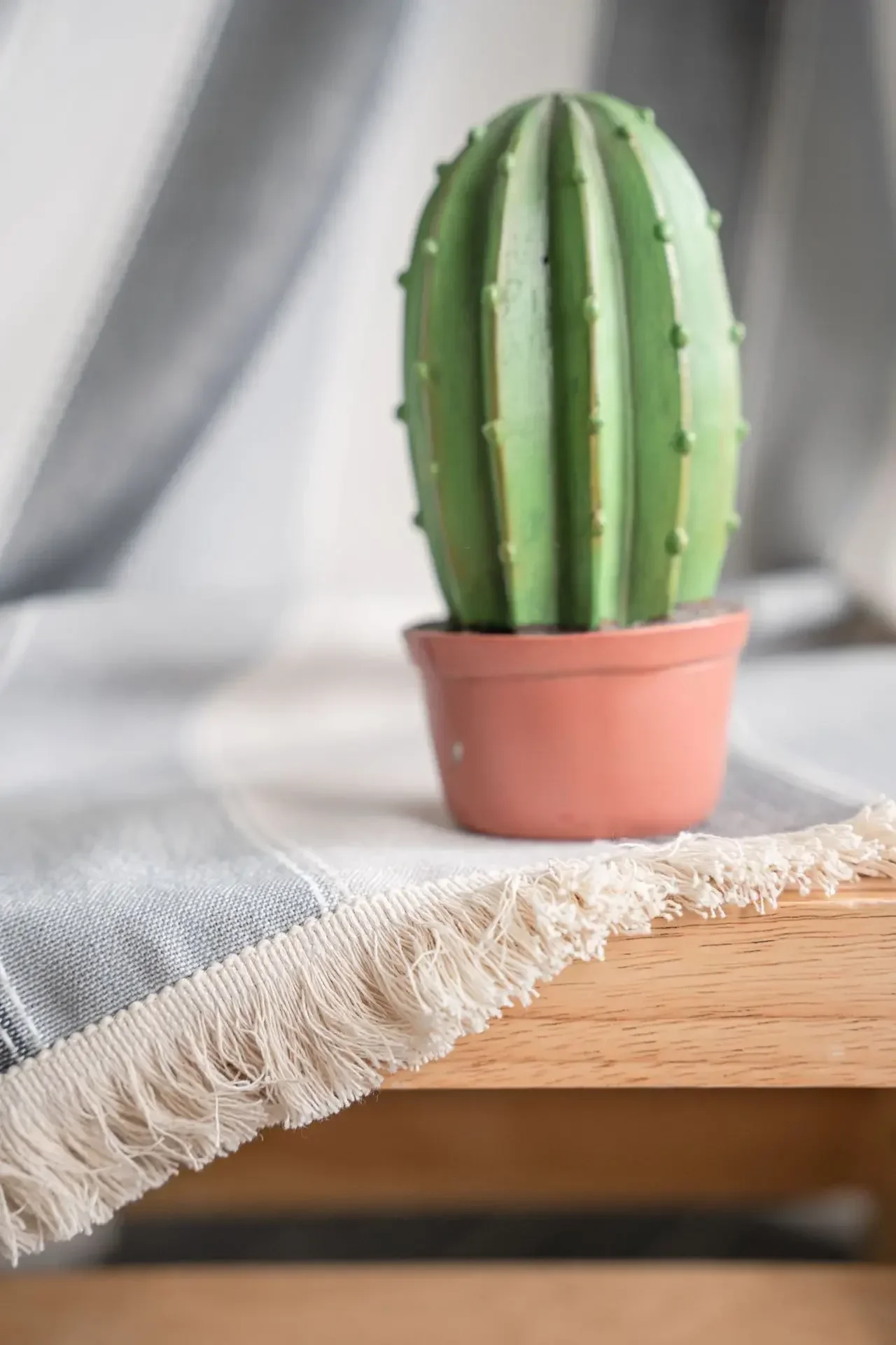 Boho Curtains for Bedroom Living Room,Semi-Blackout French Country Linen Embroidery Vintage Chic Tassels Hollow Bohemian Curtain