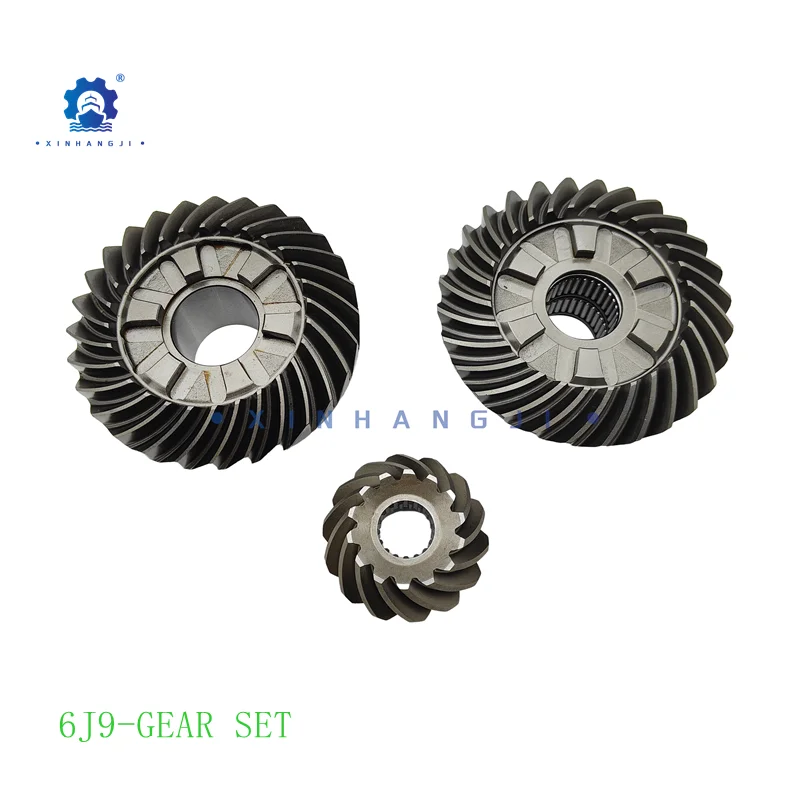 6J9-GEAR SET For Yamaha Outboard  Motor 2-stroke 150/175/200 HP 6J9-45551 6J9-45560 6J9-45571-00 Supplier direct supply