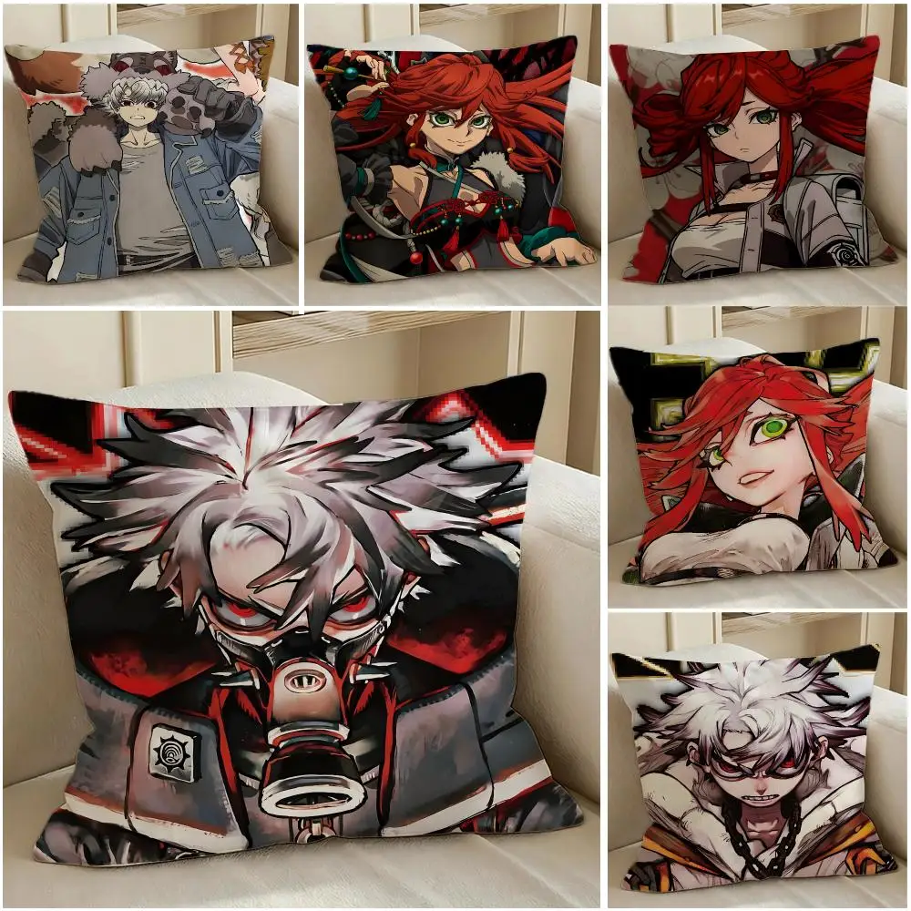 Manga GACHIAKUTA Cushion Cover Pillow Short Plush Warm CreamStylel Cushion for Living Room Bedroom Sofa Ideal for Gifting