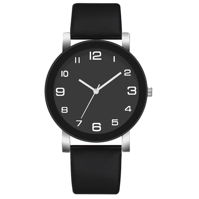 Top marka luksusowy męski zegarek Casual skórzane zegarki kwarcowe męskie zegarki prosta okrągła tarcza męski zegarek na rękę zegar prezent montre homme