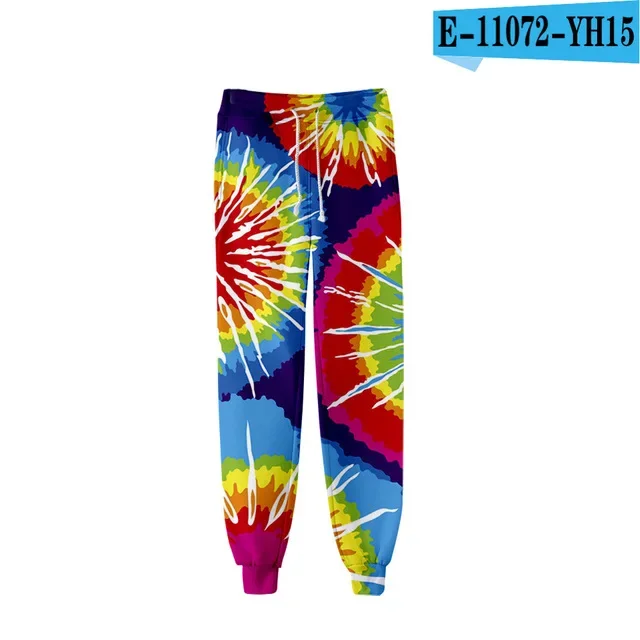 Herren-Jogginghose in Blau mit Swirl-Tie-Dye-Muster, Kordelzug, elastische Bündchen, lockere Passform, lässiger Streetwear-Look, ideal für Sport und den Alltag. – Detail 8