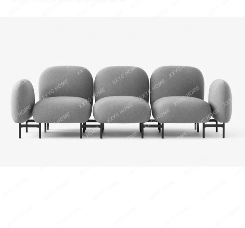 SS Light luxury fabric small sofa minimalist hotel isolation sofa light luxury apartment living room furniture