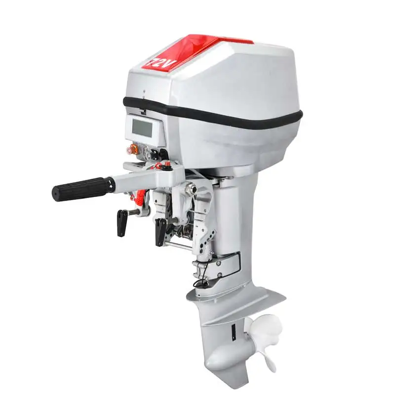 

High quality water cooling type 8hp electric outboard motor,72 volt 6kw electric outboard engine