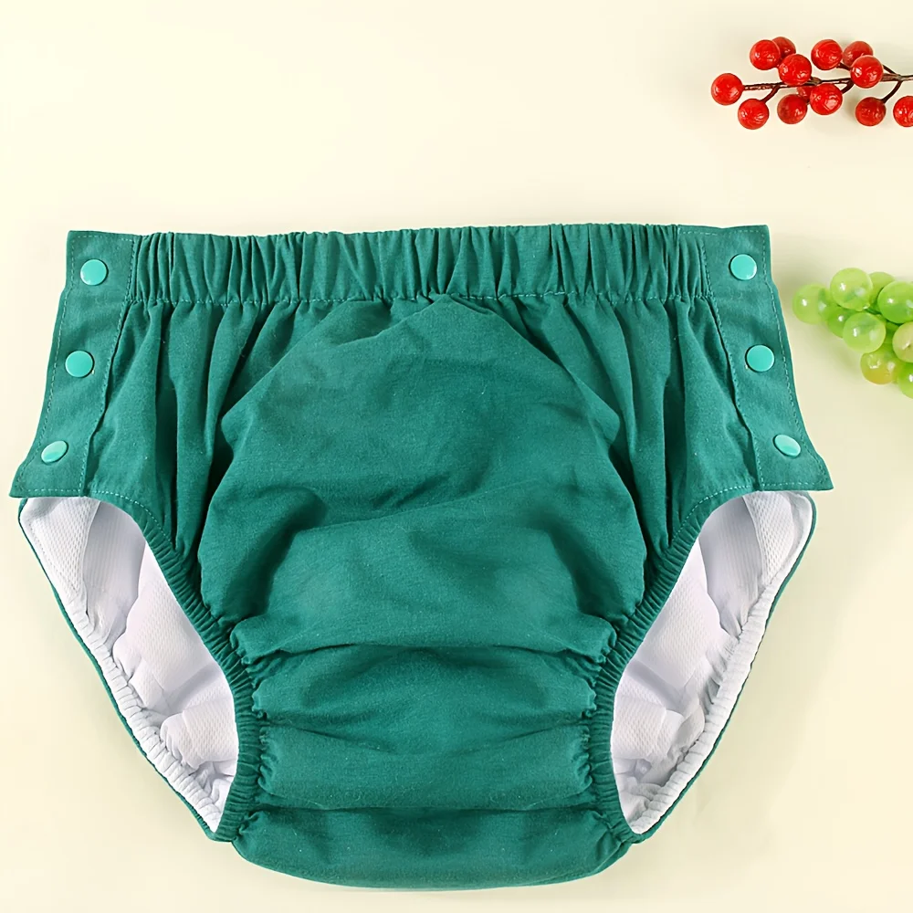 1 قطعة حفاضات الكبار القماش قابل للغسل قابل للتعديل سهلة خلع حفاضات القماش تنفس موجز لكبار السن أو أكثر من 14 سنة