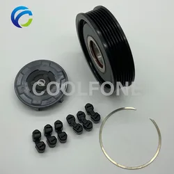 Polea de embrague de compresor de aire acondicionado de CA para Citroen C3 C4, Peugeot 308, 764439, 768623, 9659875480, 9675657880, 9675659980