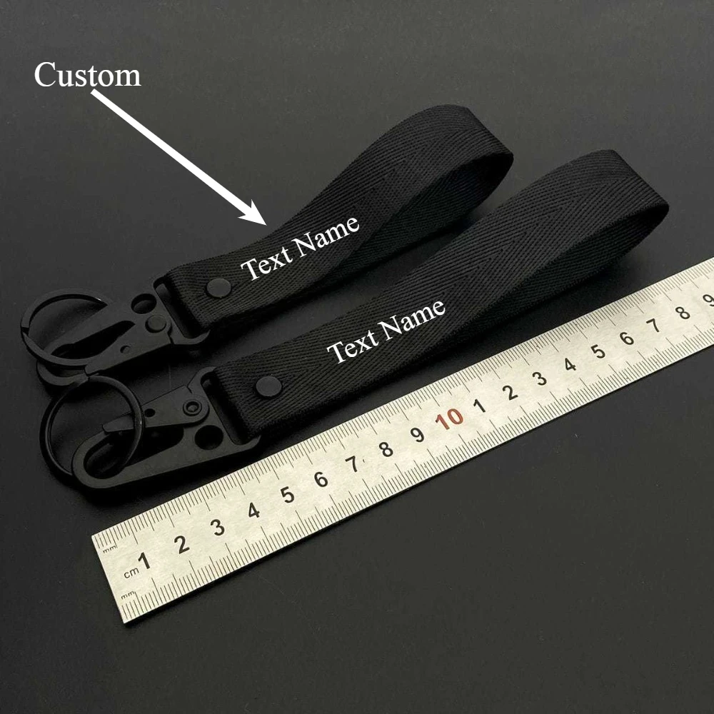 

Fashionable Color Custom Keychain Anti loss Rope Keyring Metal Ribbon Key Ring Ropes Gift Metal Woven Straps Outdoor Activities