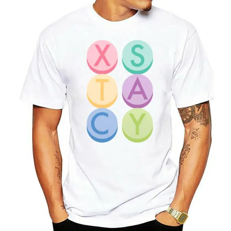 Ecstasy Xstacy Xtc Dj House Rave Party Culture Retro T-Shirt Adults & Kids Sizes Graphic Tee Shirt