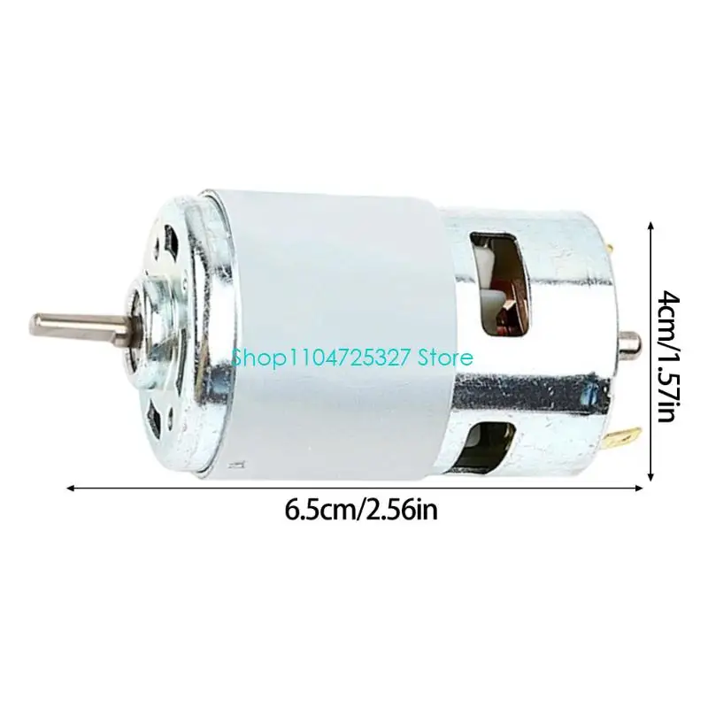D8KF Solid Alloy 775 Motor 12V 24V High Speed Rotation Low Noise Performances For Electric tool And Industrial Machines