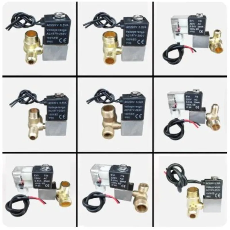 

Air Compressor Solenoid Valve Mute Oil Free Air Compressor Hotaste Fittings Unloading Valve Drain Valve Air Pump Solenoid Valve