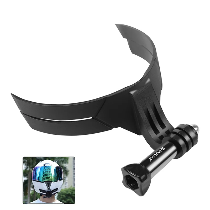 PULUZ 고프로용 휴대용 오토바이 헬멧 턱 스탠드, 스포츠 카메라 스탠드, 라이딩 휴대폰 카메라 기어 스탠드