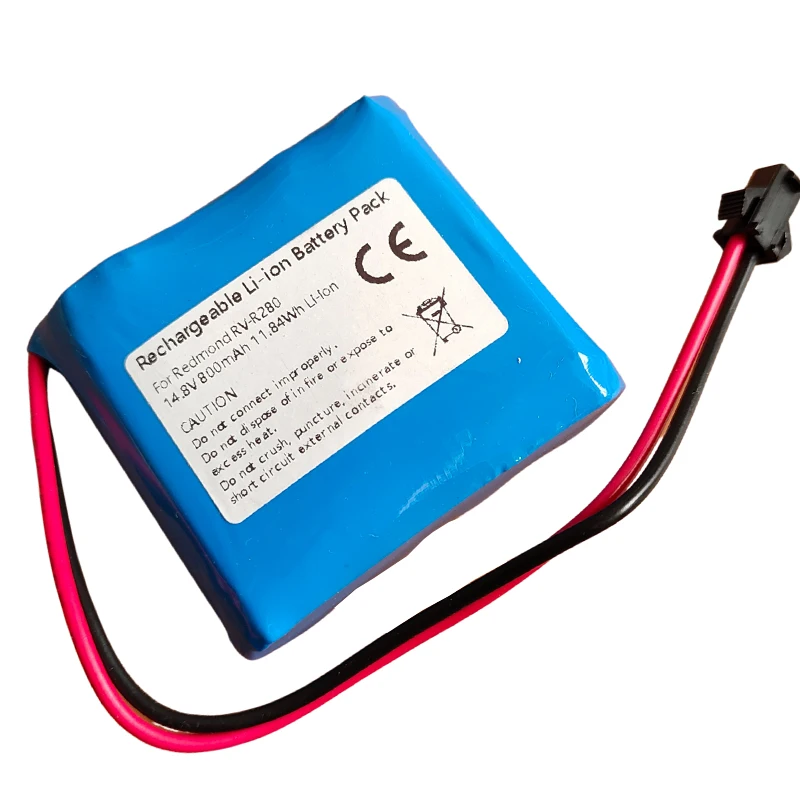 Ni-MH 14.8V 800mAh Rechargeable Battery Pack For Redmond RV-R280 RV-R290 Sweeping Robot Vacuum Cleaner Battery