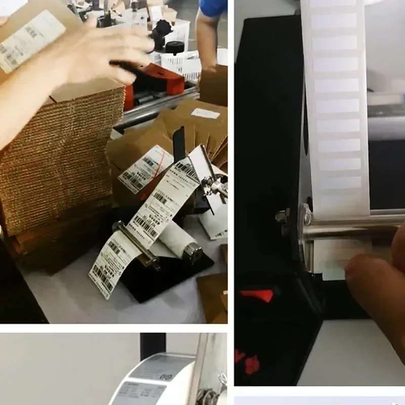 Upgrade Electric Automatic Label Peeling Machine Self-adhesive Sticker Separation Labeling Machine Express Single Tear Single Ma