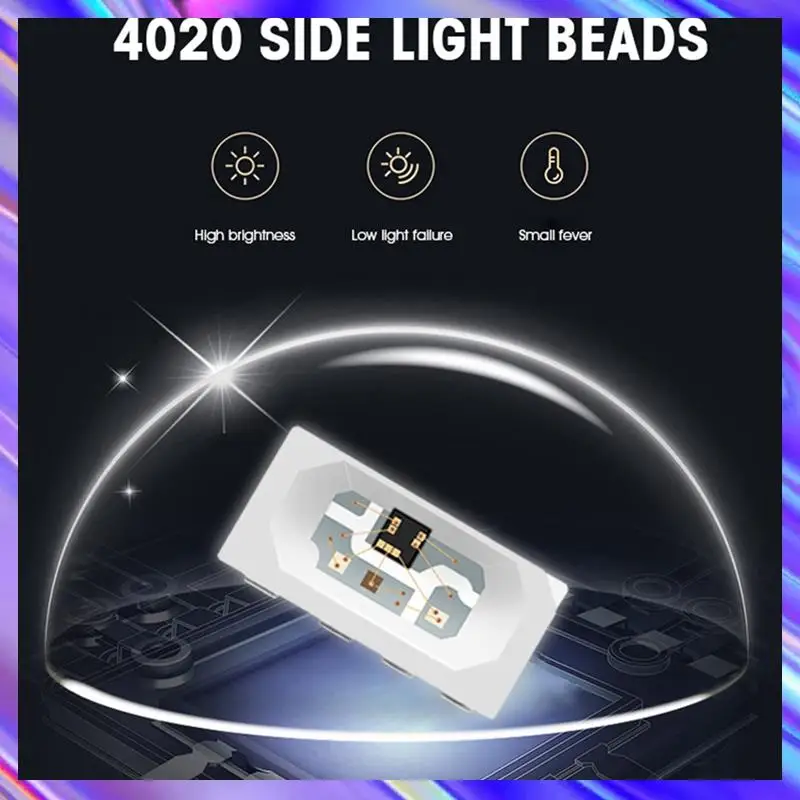 

300 шт. SK6812 SIDE-A SK6812 IC в светодиодном чипе боковое освещение SMD 4020 RGB для полосового экрана с индивидуальной адресацией