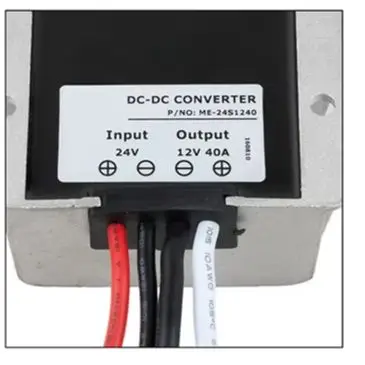 Compact Waterproof Converter Voltage Regulator DC-DC Step Down 40A No-load Current 50mA Overcurrent Protection