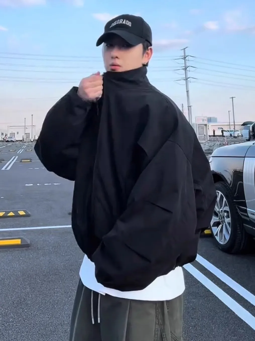 

Мужское повседневное пальто Fall Faion Jaet American Sle Knife Sve с воротником-стойкой, индивидуальный крой, дизайн Ele, ветрозащитный полиэстер