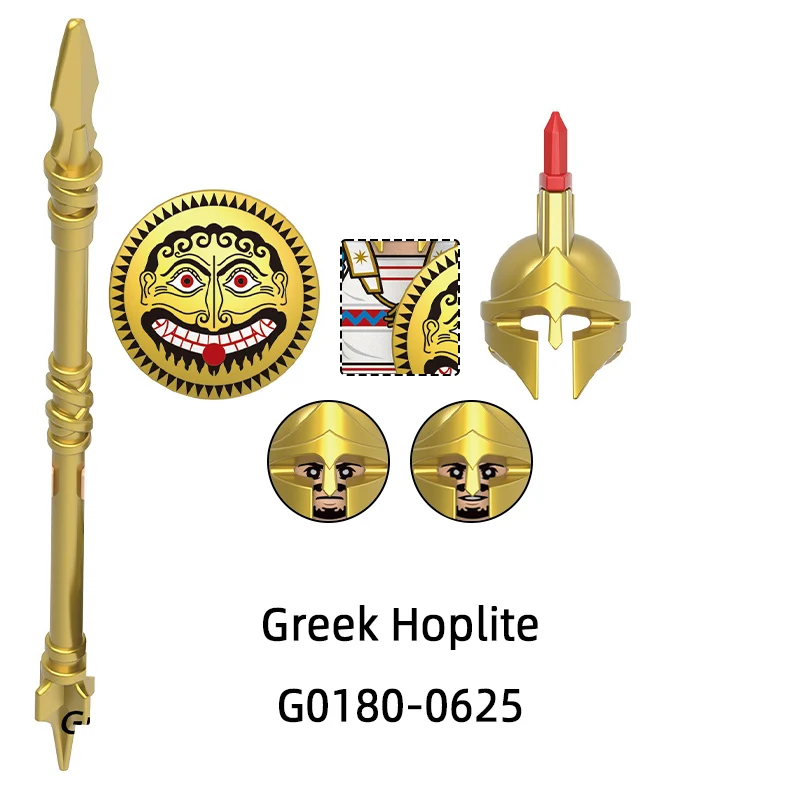 The G0180 Lionheart Greek Hoplite Asperity Infantry Knight Ascension Bowman Frontline Action Figures Model Blocks MOC Bricks Set