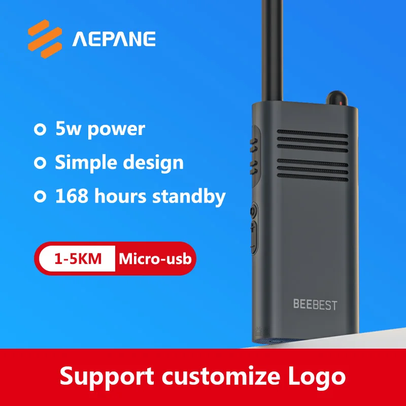 AEPANE beebest a208 radio15km long range walkie talkie kids Ham Radio Station UHF Transceiver Hunting Radios Amateur Comunicador