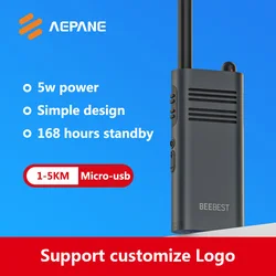 AEPANE beebest a208 radio15km long range walkie talkie kids Ham Radio Station UHF Transceiver Hunting Radios Amateur Comunicador