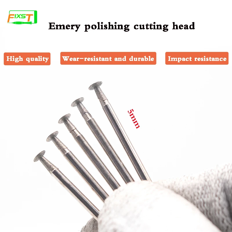 5mm Emery Polishing Cutting Head For MaAnt D1 2UUL Mechanic Intelligent Grinding Polish Punching Pen Mobile Phone PCB Repair