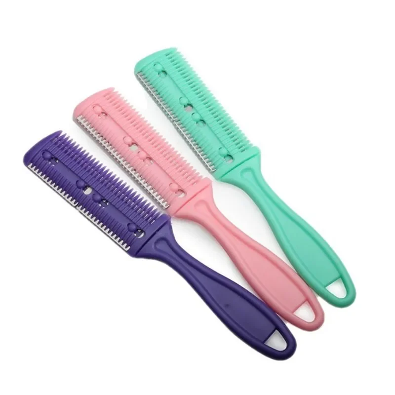 DIY  New Women Hair Trimmer Fringe Cut Tool Clipper Comb Guide for Cute Hair Bang Level Ruler Hair Clips Accessories