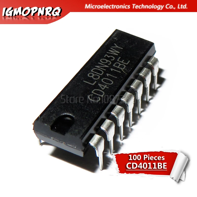 100pcs CD4011BE CD4011 4011 DIP14 new original quality assurance