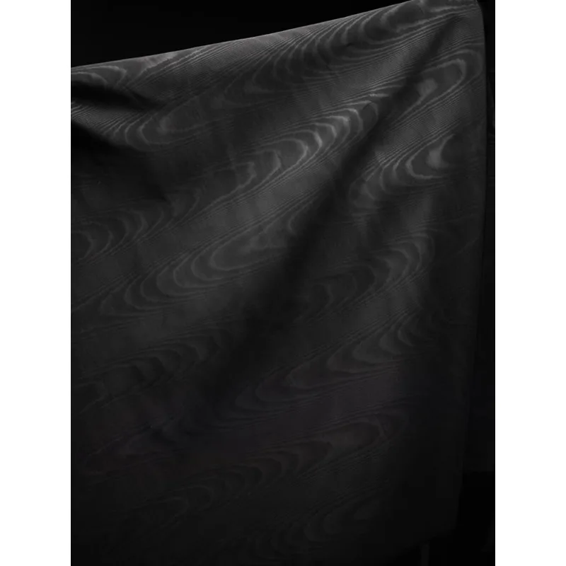 Black Water Wave Flowing Light Dark Wood Grain Texture tessuto Suit Jacket gonna pantaloni larghi e creativi Fashion Designer Fabric