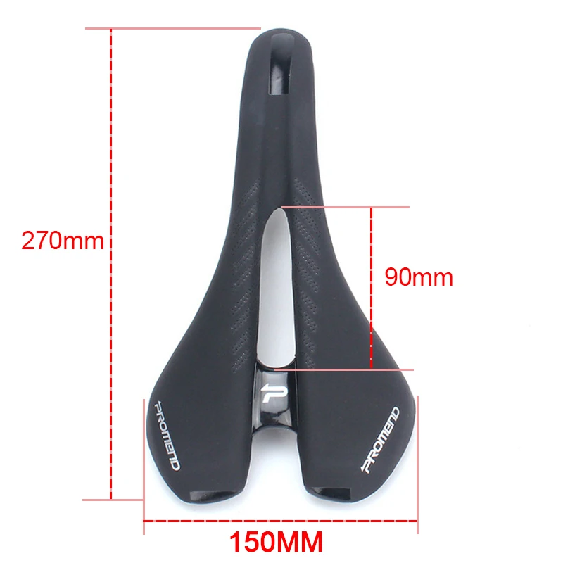 PROMEND Bicycle Seat PU Leather Mtb Saddle Shockproof Road Bike Saddle Comfortable Cycling Seats Racing Part