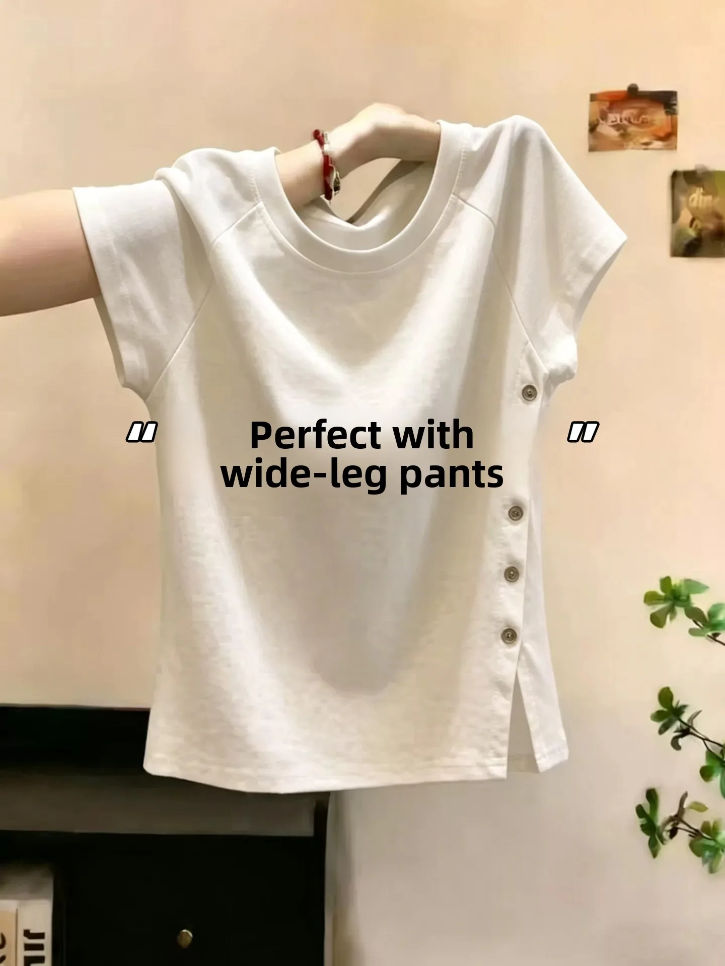 

Sweet Cool Girl Who Doesn't Love! Summer 2026 New Super Popular Anti-Aging Unique Beautiful Super Slimming Top for Girls
