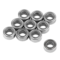 Ball Bearing Steel Bearing MR63ZZ Double shielded Miniature Ball Bearings 3x6x2.5mm for 3D Printer Model Making Bearing